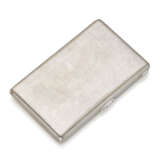 FARAONE - ILLARIO | Glazed white gold cigarette case accented with diamond clasp, g 104.48 circa, length cm 9.3, width cm 5.9 circa. Signed and marked Faraone, CIF. In Faraone pouch - photo 3