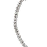 Diamond and white gold modular bracelet, diamonds in all ct. 2.60 circa, g 21.27 circa, length cm 16.0 circa. - фото 3