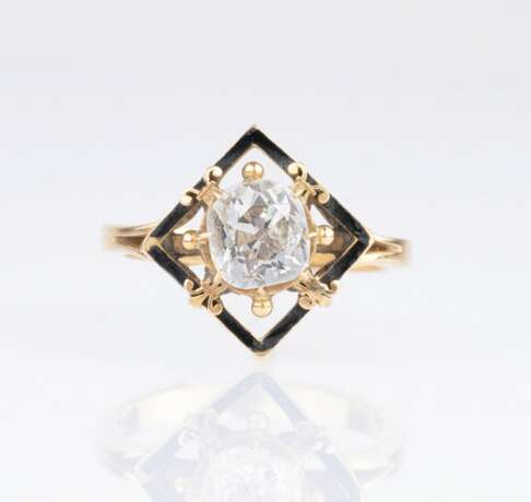 An Old Cut Diamond Ring. - фото 1