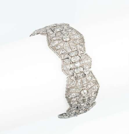 Herausragendes Art-déco Diamant-Armband. - Foto 2