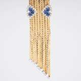 A rare Vintage Gold Bracelet with Sapphire Diamond Clasp. - photo 4