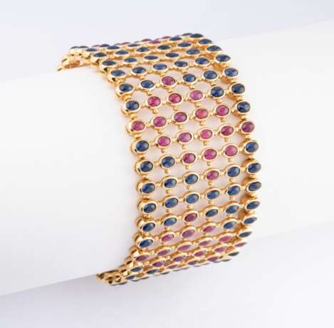 An extraordinary Ruby Sapphire Bracelet. - фото 1
