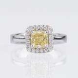 A Fancy Diamond Solitaire Ring. - photo 1