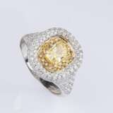 Fancy Diamant-Brillant-Ring. - Foto 3