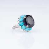 An Amethyst Turquoise Cocktailring. - фото 2