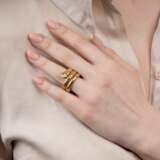 Bulgari. A Gold Ring with Diamond 'Serpentine'. - photo 4