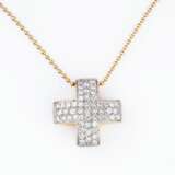 Juwelier Wempe. A Diamond Pendant 'Cross' with Necklace. - фото 1
