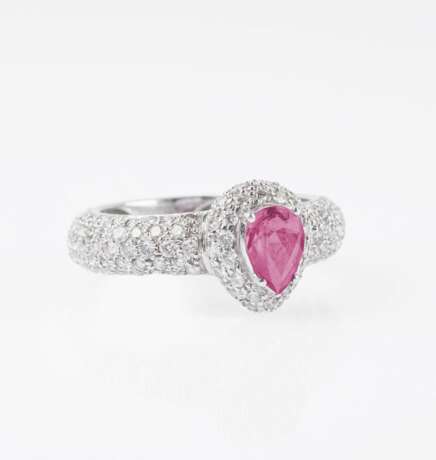 A Ruby Diamond Ring. - photo 2