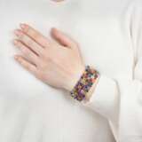 A Colourful Precious Stones Bracelet 'Tutti Frutti'. - photo 4