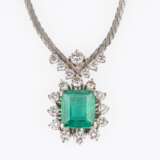 An Emerald Diamond Necklace. - photo 1