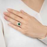 Smaragd-Brillant-Ring. - Foto 3