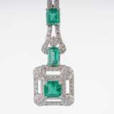 A highcarat Emerald Diamond Necklace 'Soirée de gala'. - photo 2