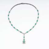 A highcarat Emerald Diamond Necklace 'Soirée de gala'. - фото 4