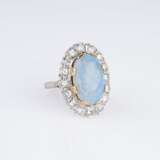 An Opal-Diamond Ring. - photo 2