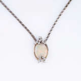 An Opal Diamond Necklace. - фото 1
