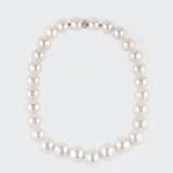A Southsea Pearl Necklace with Diamond Clasp. - photo 1