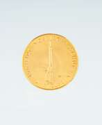 Numismatics. A Gold Coin Federal Rifle Festival Zurich.