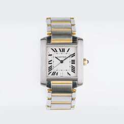 Cartier. A Gentlemen's Wristwatch 'Tank Française'.