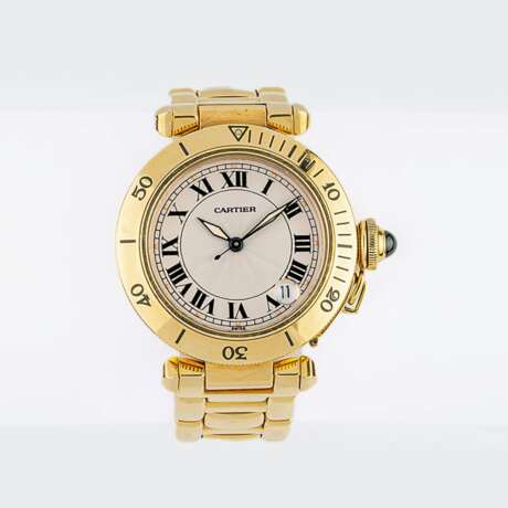 Cartier. A Gentlemen's Wristwatch 'Pasha de Cartier'. - фото 1