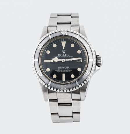 Rolex. A rare Gentlemen's Wristwatch 'Sea-Dweller - The Great White' Ghost Bezel. - photo 1