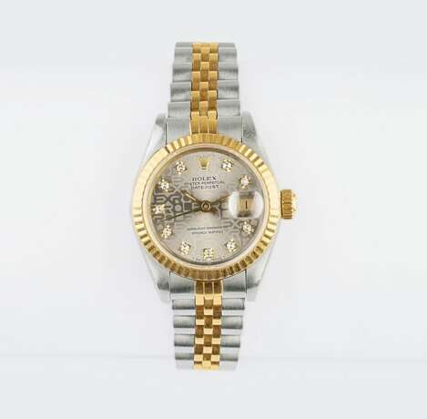 Rolex. Damen-Armbanduhr 'Lady Datejust' mit Jubilee Diamant-Zifferblatt. - Foto 1