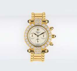 Chopard. Damen-Armbanduhr Imperiale Chronograph mit Brillanten.
