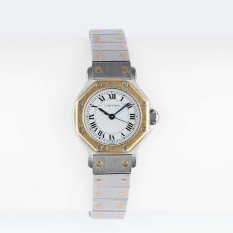 Cartier. A Lady's Wristwatch 'Santos'. - фото 1