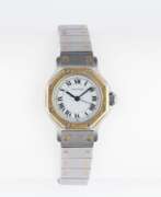 Catalogue des produits. Cartier. A Lady's Wristwatch 'Santos'.