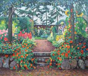 Hugo Friedrich Hartmann (Rosenberg/Westpr. 1870 - Bardowick 1960). The Garden.