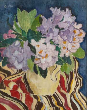 Leo Putz (Meran 1869 - Meran 1940). Flowers in a Vase. - photo 1