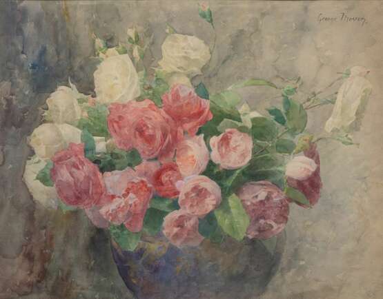 George Mosson (Aix-en-Provence 1851 - Berlin 1933). Roses. - photo 1