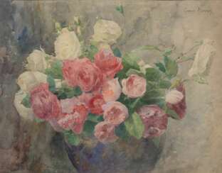 George Mosson (Aix-en-Provence 1851 - Berlin 1933). Roses.