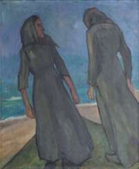 Käte Lassen (Flensburg 1880 - Flensburg 1956). Women on the Beach.