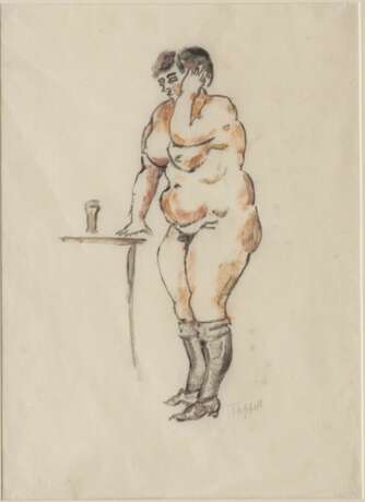 Georg Tappert (Berlin 1880 - Berlin 1957). Betty by a Table. - photo 1