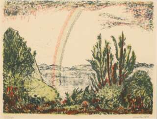 Erich Heckel (Döbeln 1883 - Radolfzell/Bodensee 1970). Rainbow.