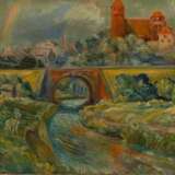 Alexander Kolde (Neuhaldensleben 1886 - Flensburg 1963). Rastenburg unter dem Regenbogen. - Foto 1