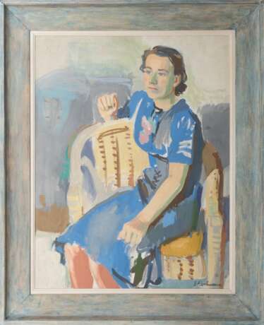 Erich Hartmann (Elberfeld 1886 - Hamburg 1974). Woman in a Chair. - фото 2