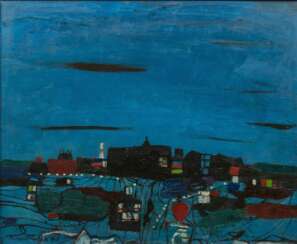 Arnold Fiedler (Hamburg 1900 - Hamburg 1985). Town by Night.