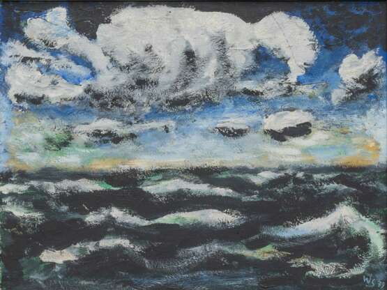 Werner Scholz (Berlin 1898 - Alpbach/Tirol 1982). Clouds and Waves. - photo 1