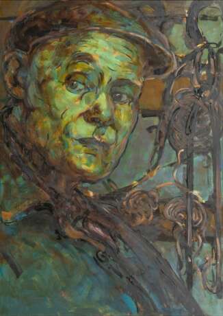 Bruno Griesel (Jena 1960). Portrait in Green. - фото 1