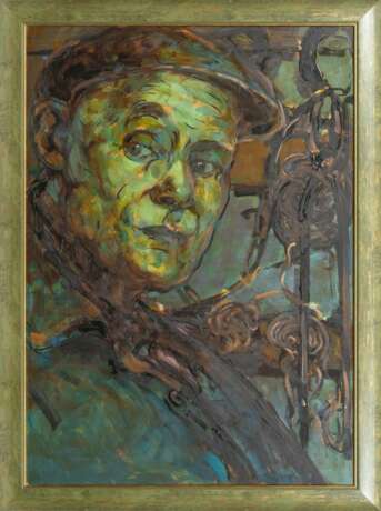 Bruno Griesel (Jena 1960). Portrait in Green. - photo 2