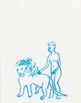 Stephan Balkenhol (Fritzlar 1957). Woman and Lion.