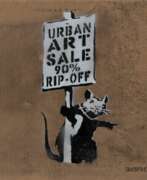 Not Banksy. Not Banksy active early 21st cent. Urban Art Sale.