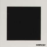 Not Banksy active early 21st cent. Black Square with Black Square. - photo 1