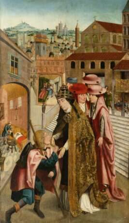 Evert van Orley (Brüssel um 1491 - Brüssel nach 1527), Umkreis. Aus dem Leben des Heiligen Rochus. - Foto 1
