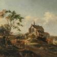Johann Melchior Roos (Heidelberg 1663 - Kassel 1731). Landschaft mit Kirche. - Auktionspreise