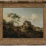 Johann Melchior Roos (Heidelberg 1663 - Kassel 1731). Landscape with Church. - photo 2