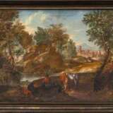 Alexander Keirincx (Antwerpen 1600 - Amsterdam 1652), follower. Southern Landscape with Herdsmen. - фото 2