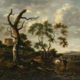 Jan Wijnants (Haarlem um 1632 - Amsterdam 1684). Vogeljäger in der Campagna. - Foto 1
