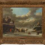 Claes Molenaer (Haarlem 1629 - Haarlem 1676), zugeschr. Eisvergnügen. - Foto 2